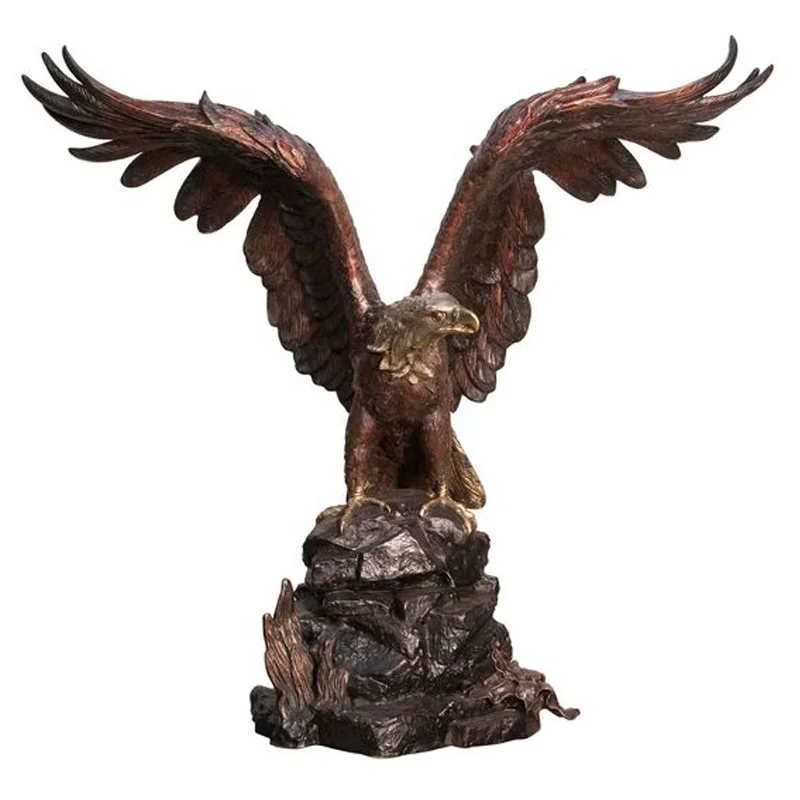 Customized Large Cast Bronze Bird Statue Outdoor Garden Decoration With Copper Standing Pigeons & Dove Metal Crafts