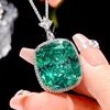 Para green pendant with Chopin chain, B