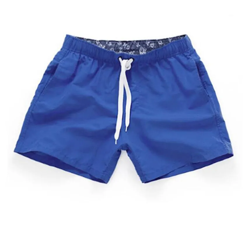 Summer Elastic Waist Shorts Polyester Gym Jogging 5 Inch Inseam Beach Surf Swim Shorts For Men975_voghion.com