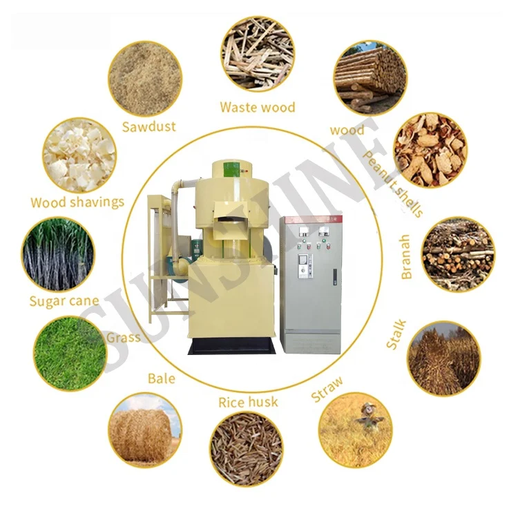 Manual Operation Simple Wood Pellet Machine to Make Biomass Waste Wood Pellet Burning