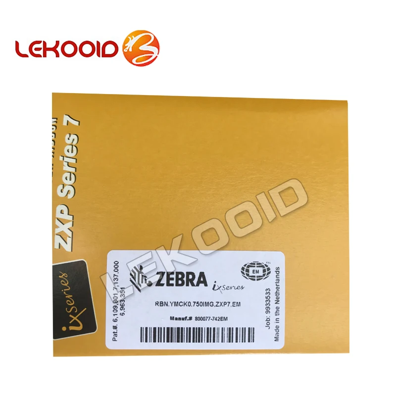 Zebra ZXP7 Color Ribbon - YMCKO - 750 Prints per Roll