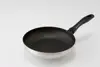 Aluminum fluoride frying pan outer surface polishing web