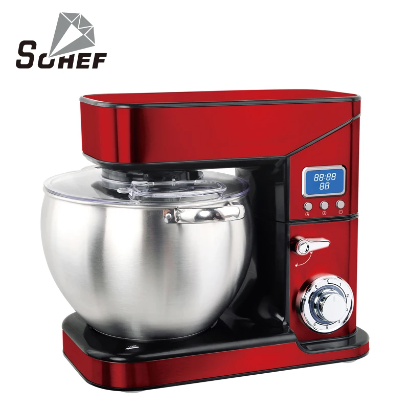 Portable Rechargeable Electric Blender and Mixer with Stand Kitchen Food Mixers and Mixing Bowl Vacuum Blender Accessory