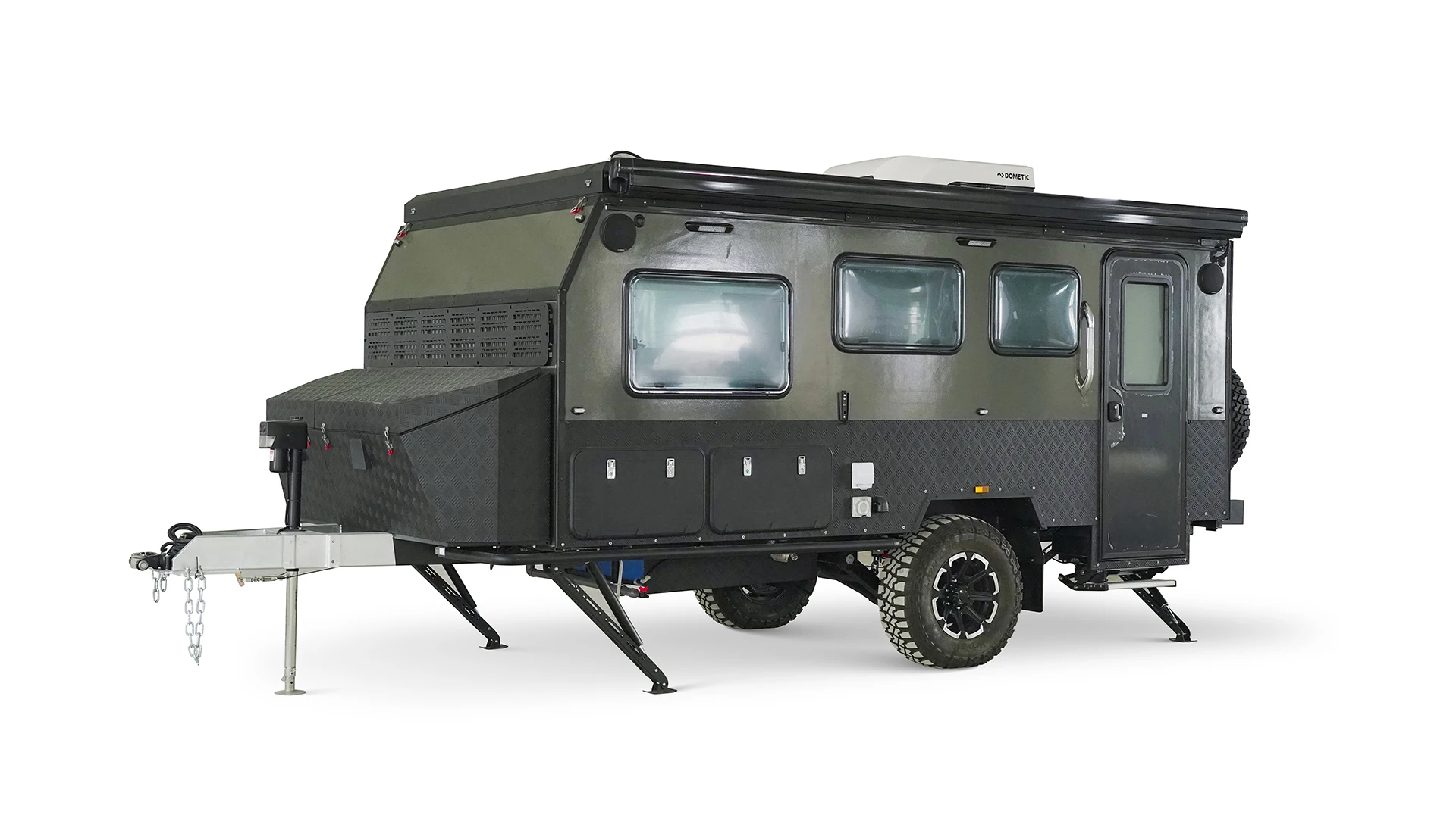 2023 New 13ft Off Road Pop Top Hybrid Campers Caravan Camping Trailer ...