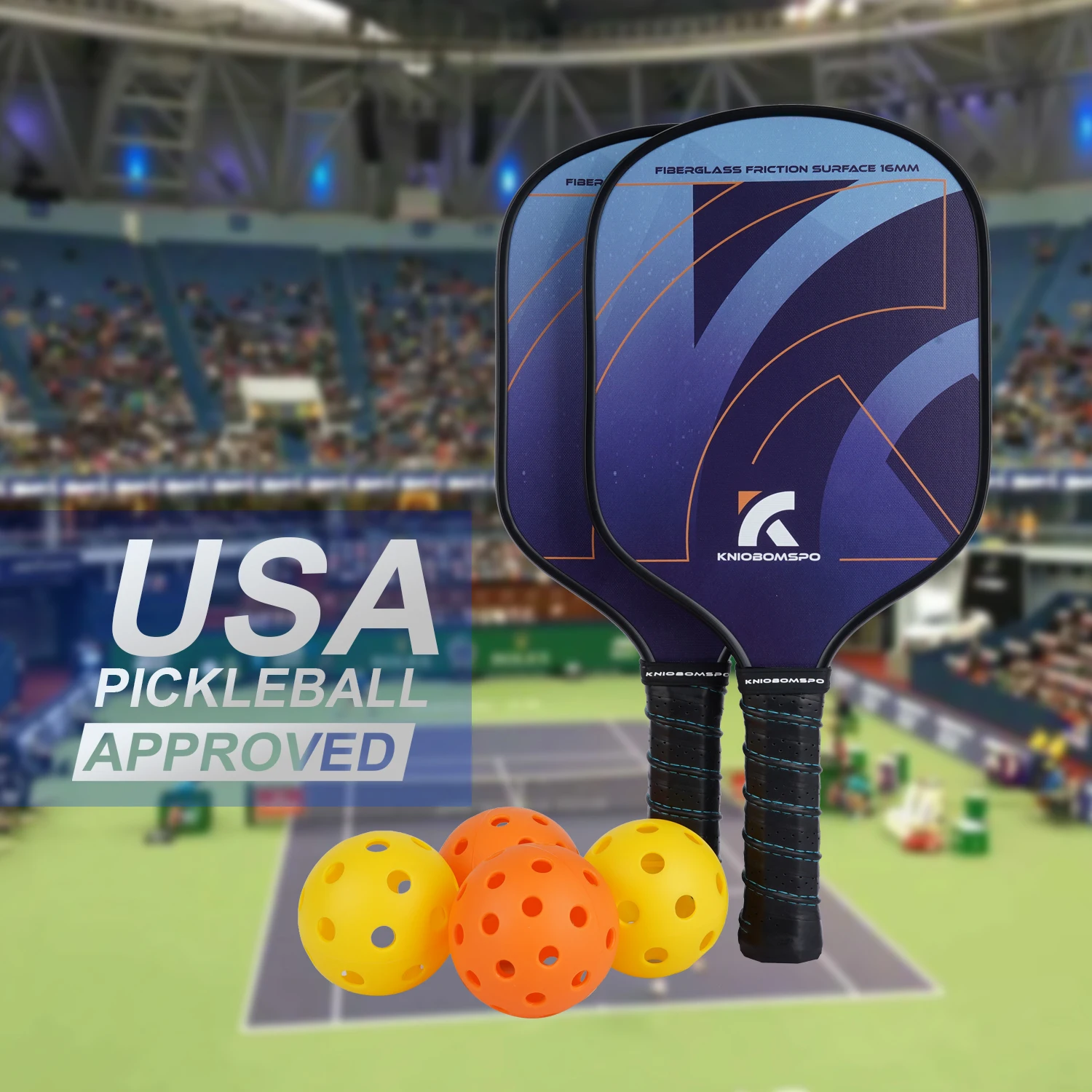 Adults With Frosted Texture Surface Carbon Fiber Usapa Pickleball