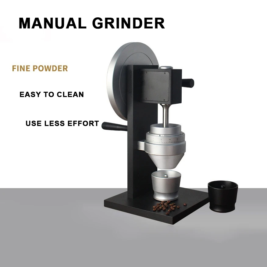 Manual Coffee Grinder 83mm Conical Burrs Heavy Duty Espresso Coffee Bean  Mill