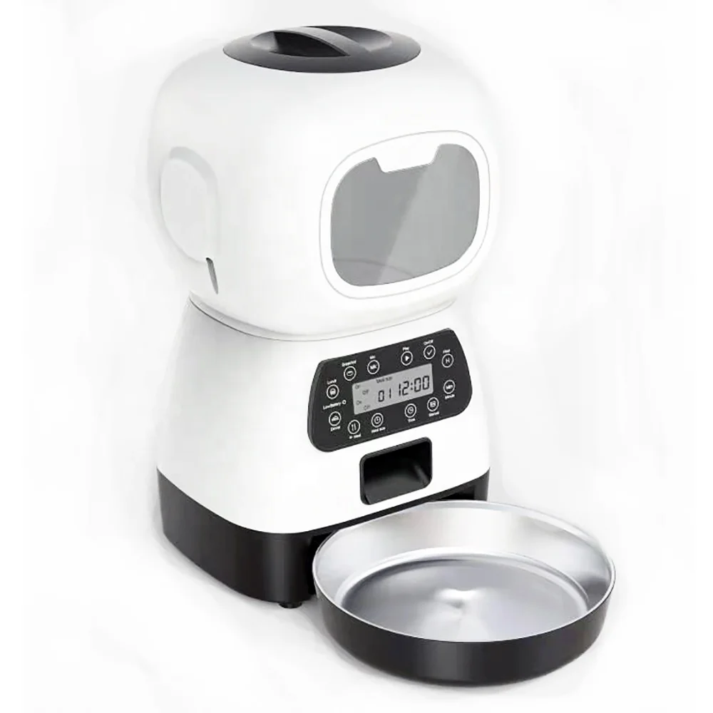 Factory Price R Automatic Pet Feeder  With Lcd Display for Cat and Dog
