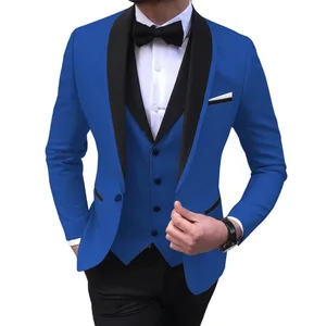 2022 New High Quality Groomsman Bridegroom Man Wedding Suit Slim Fit Wedding Banquet Plus Size Men Suits 3 Pieces