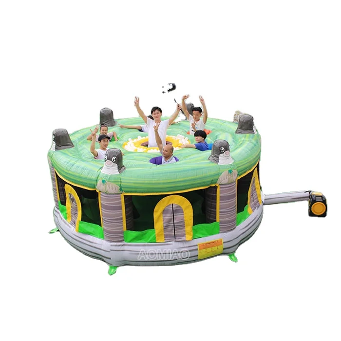 Popular New Interactive Sport Games Giant Inflatable Human Whack a Mole