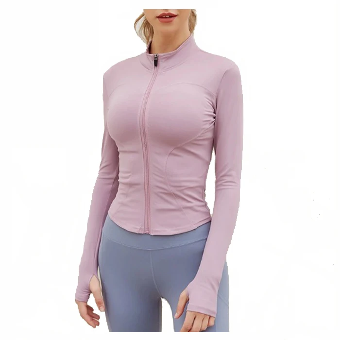 slim fit running jacket