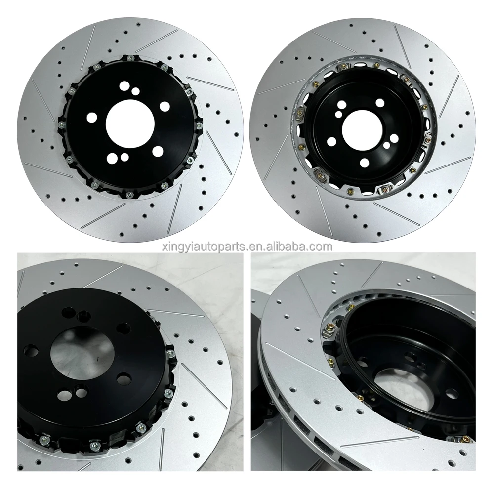 Left And Right Replacing Floating Brake Rotor 34212284811 370mm 24mm ...