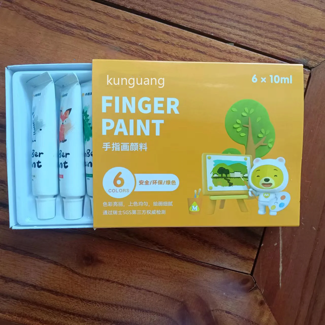 Новое поступление 2022 Высококачественная моющаяся Нетоксичная Экологически чистая краска «сделай сам» на 6 пальцев для