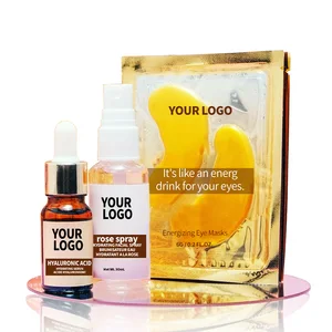 Korean Skin Care Set Made in Korea Vitamin C Hyaluronic Acid Collagen Aloe Sulfate-free Moisturizing Anti-Aging Anti-Puffiness