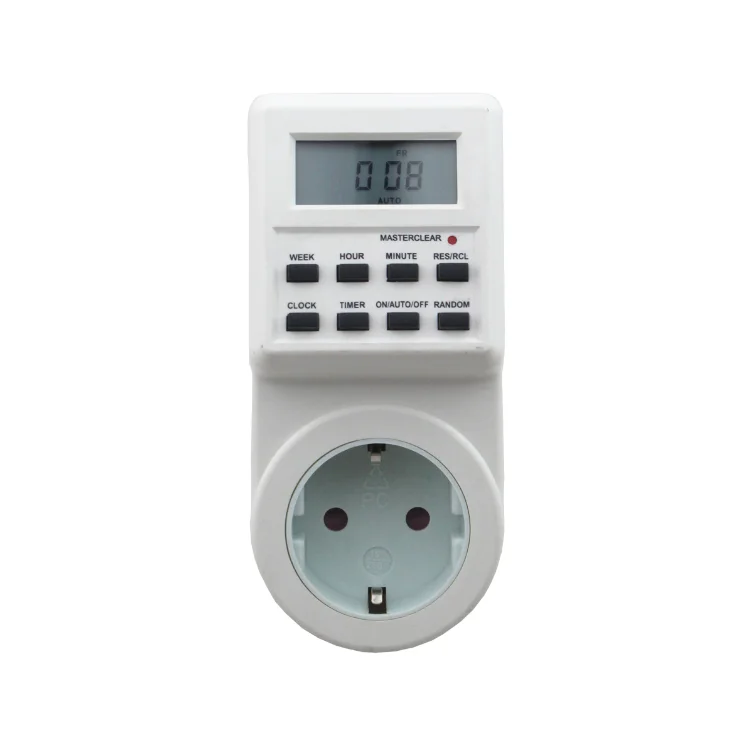Germany Plug Digital Timer Switch Socket for Electric Appliance