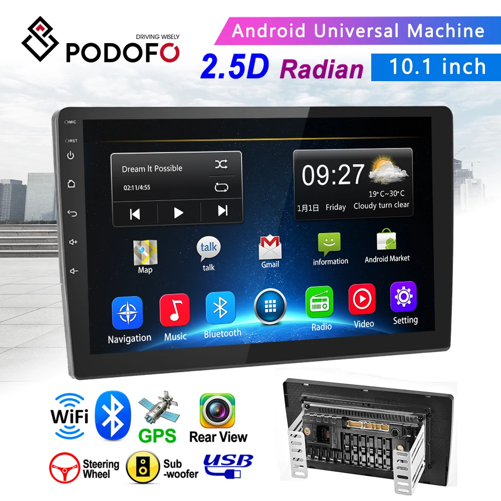 Vorally Android 13 Car Stereo For Dodge Ram 2009-2012 2+32GB WiFi GPS Carplay Wireless