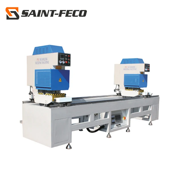 150mm Size PVC Profile Two Heads Seamless Welding Machine for Upvc Window and Door Making