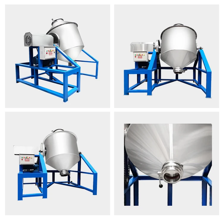 Drum Mixer Rotating Drum Powder Mixer Rotating Drum Industrial Powder Mixer Mixing Machine