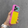 hot pink yellow