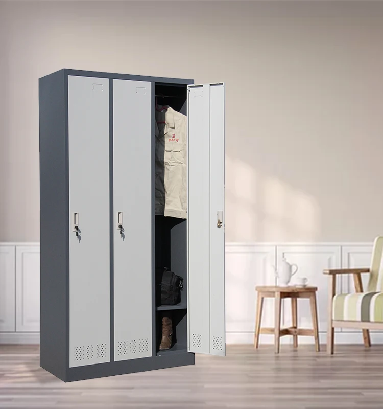 Hospital Wardrobe Locker Steel Almari Armoire Metal Wardrobe Locker 3