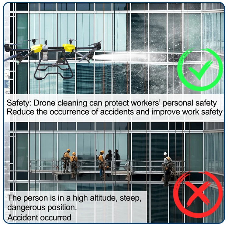 Joyance Solar Panel Cleaning System Robot Industrial Photovoltaic Drone Cleaner for Farms Home Use with Pump Core Component