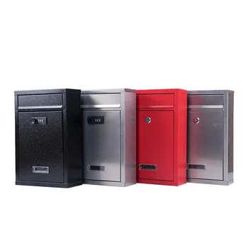 wholesale small metal post box mailbox wall mounted outdoor mail letter box