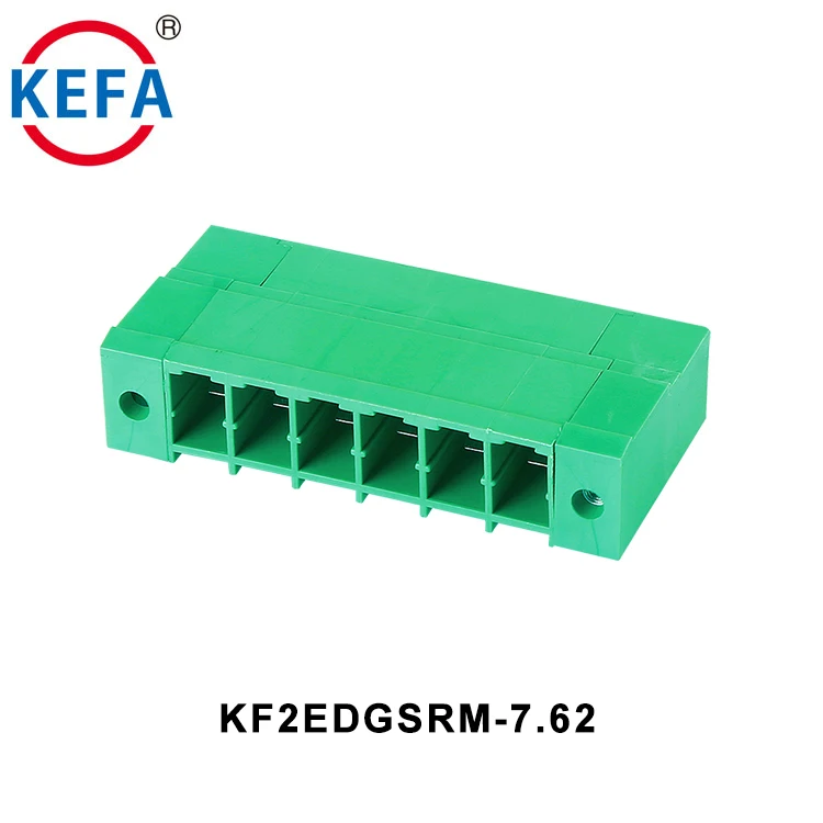 KF2EDGSR-7.62 مم، وصلة وحدة طرفية برغي قابسة، موصل شريط طرفي من النوع القابل للإدخال