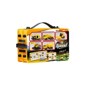 ITTL Kids Die Cast Toy Truck Storage Box with a Map