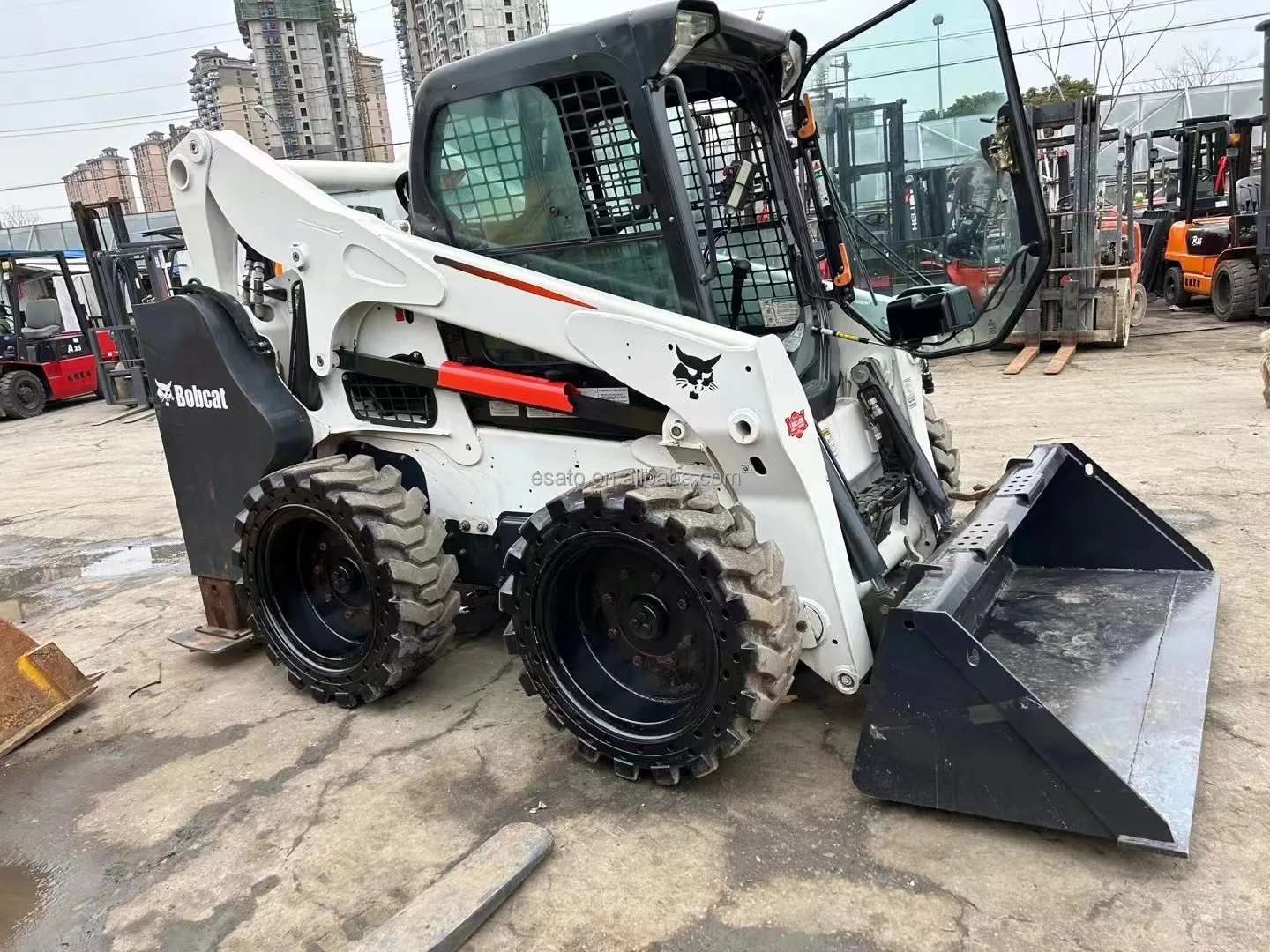 Bobcat Used Skid Steer S750 Front Loader Bobcat Skid Steer Mini Skid