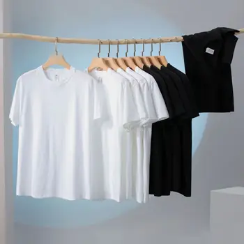 T-shirts Tshirts Custom Logo Printing 230Gsm Cotton Blanks Men's T-shirts Wholesale Streetwear Oversized Tshirts