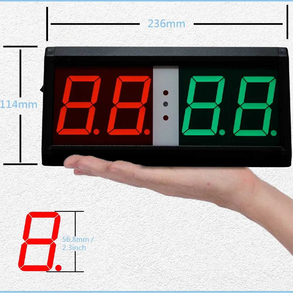 Wide Applications Portable LED Display Electronic Scoreboard With Button Adjustment and Wireless Remote Control