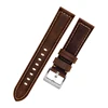 Dark brown leather belt