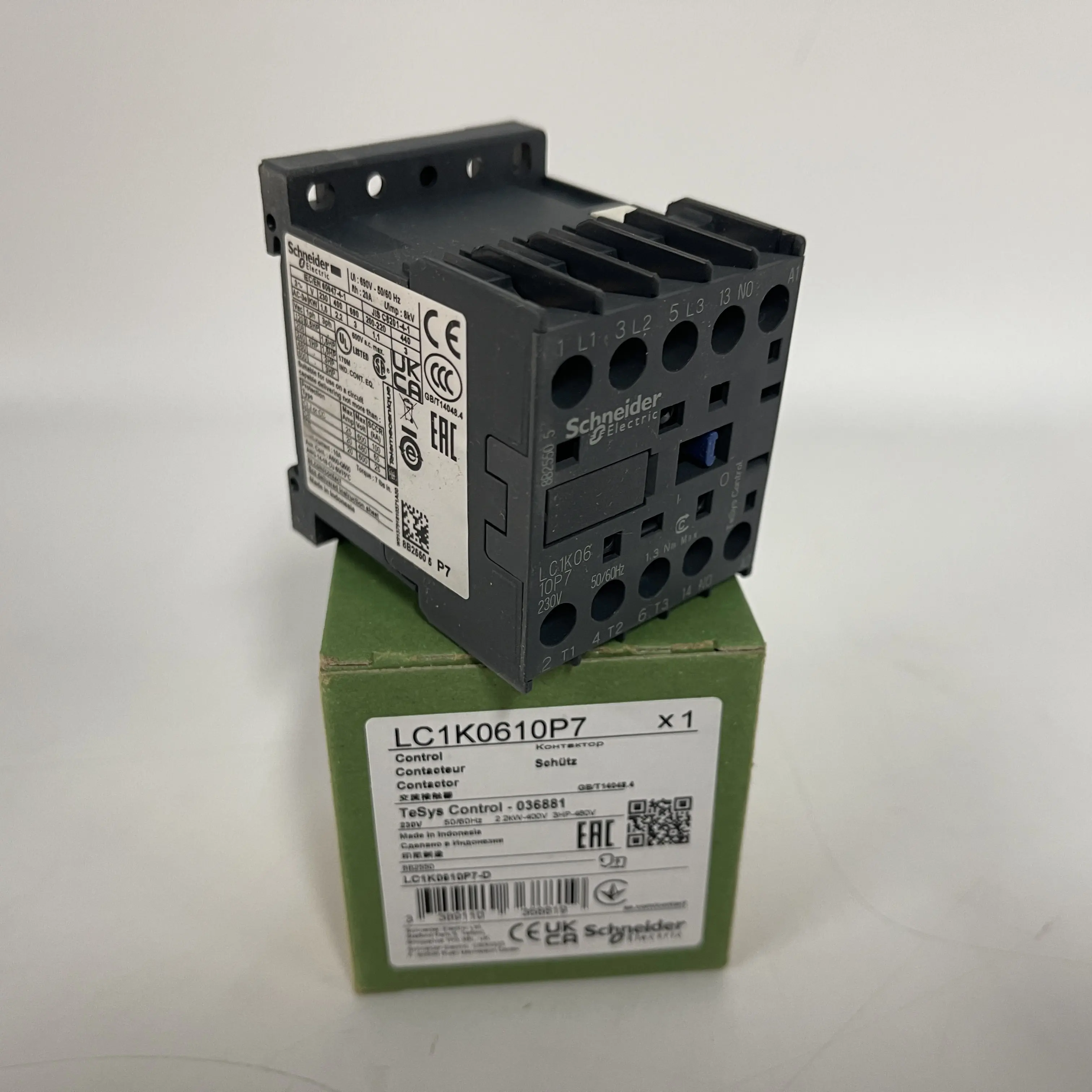 Schneider Mini Contactor LC1K0610P7 Schneider Mini Contactor LC1K0610P7
