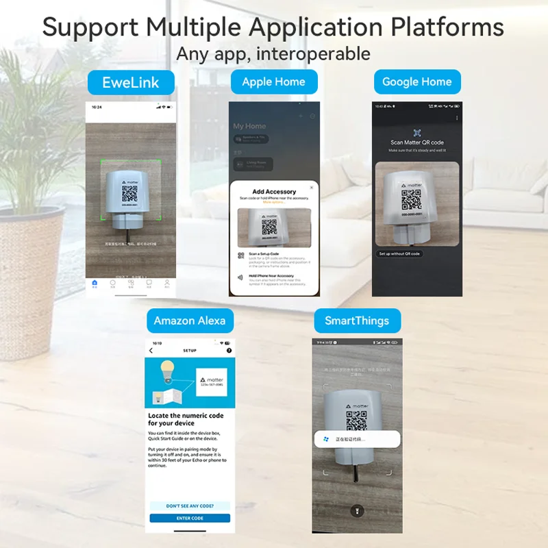 Matter Smart Home Seamless Integration with Apple, Alexa, and Google