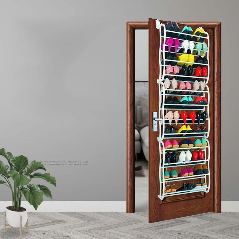 Over The-Door Wall Hanging 36-Pair Shoe Rack