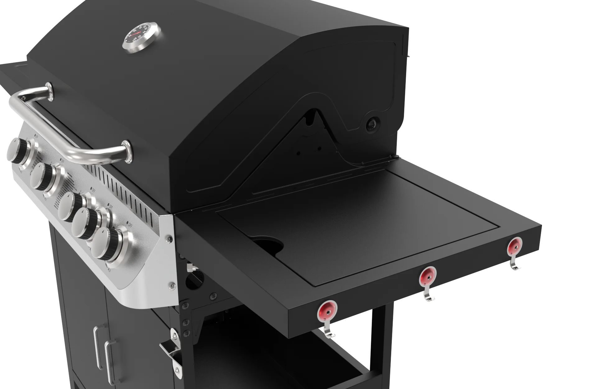 Performance 4burner Style Propane Gas Grill Stainless Steel