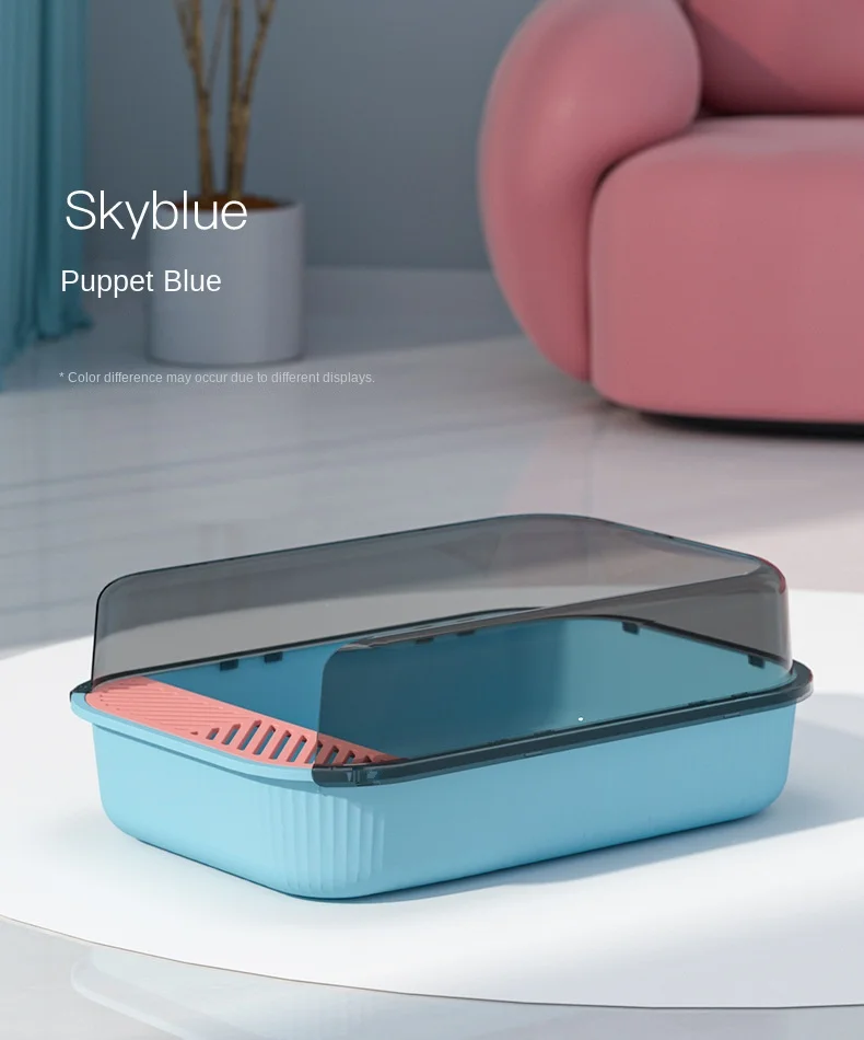 Pet Products Portable Pet Litter Tray Foldable Pet Cat Rabbit Litter