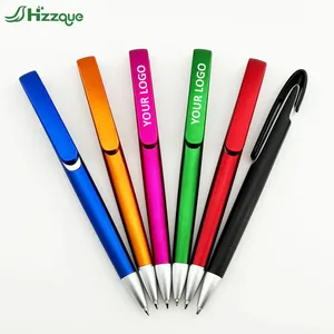Custom Logo 1.0mm Writing Width Black Ink UV Printing Advertising Plastic Ballpoint Pens Cute Sports Design Promotional Items