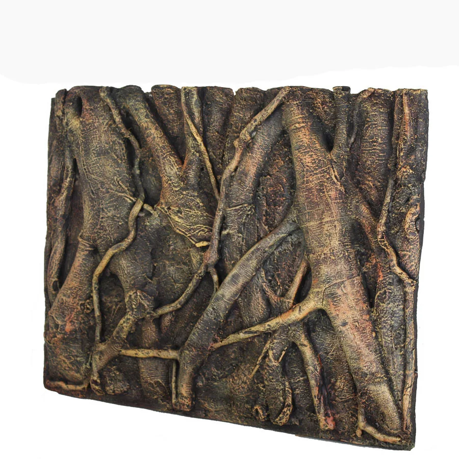 Reptile Aquarium Tree Terrarium Fish Tank Background 3d Rock Decoration 3d Aquarium Background