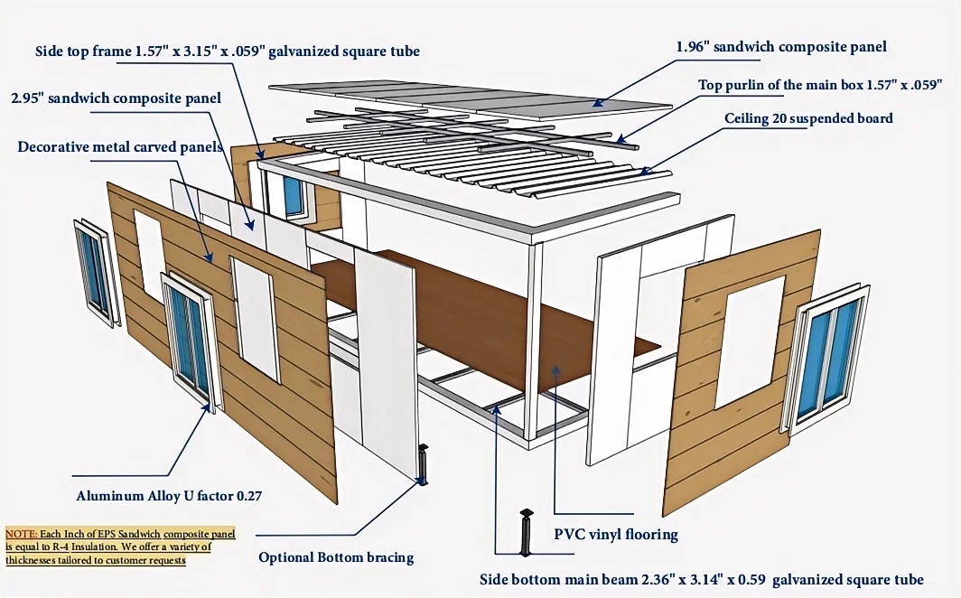Prefab Mobile Portable Expandable Container House