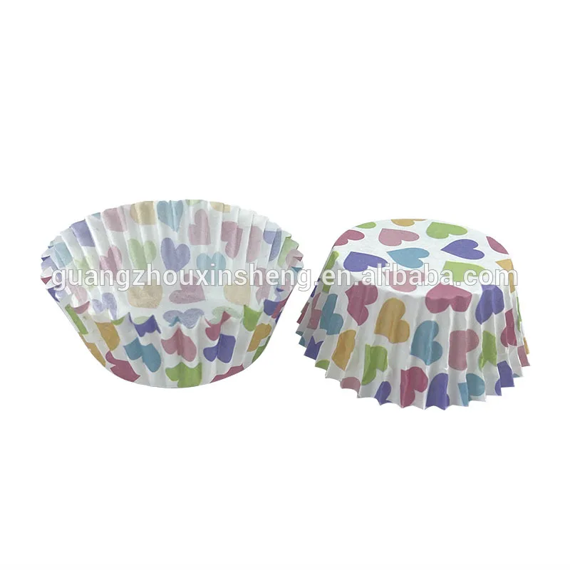 Baking cups paper circular Food Grade greaseproof muffin cup High Temperature Resistance disposable polka dot cupcake