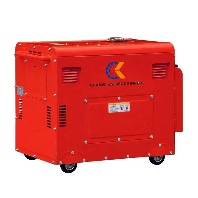 5kw 5kVA Low Noise Power 5kw 5kva 220V 110V with 12V DC Electric Start for Home Whole House Emergency