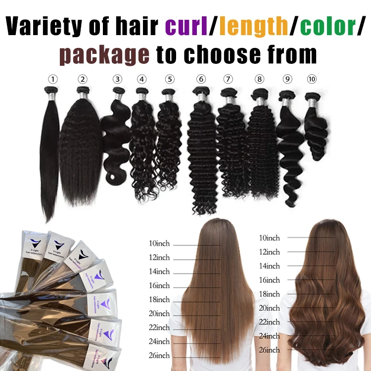 Best Quality Vlight H6 IF2 Feather Hand Tied Nice Day Thailand Bangkok Micro Ring Twist Extensions Natural Wave Style Human Hair