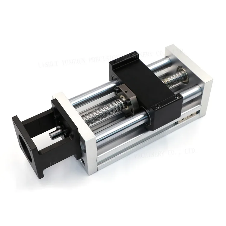 CNC XY Table Linear Shaft Medium Load Kit With Lead Screw Actuator