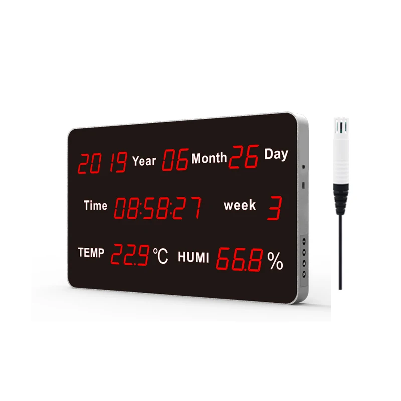 HUATO  PT100 Temperature Sensor Thermometer Board with Alarm High Temperature Data Logger