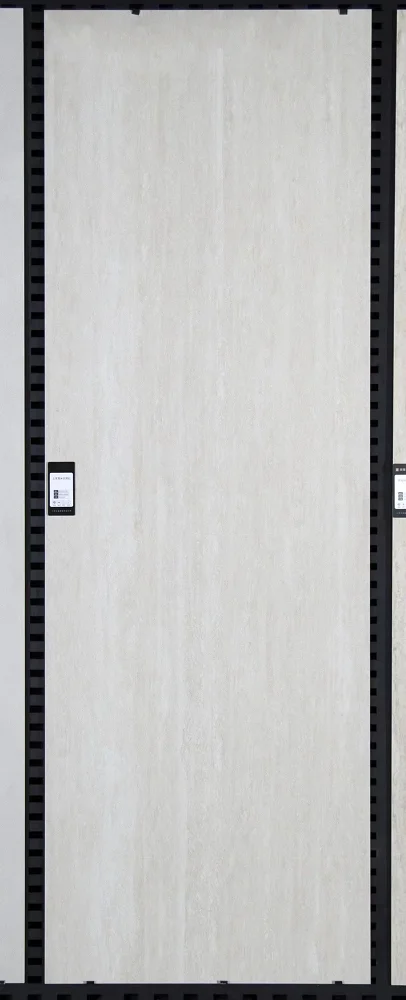 Artificial Stone Sintered Slabs Porcelain Matte Finish Beige Travertine Slabs for Living Room Wall And Countertop
