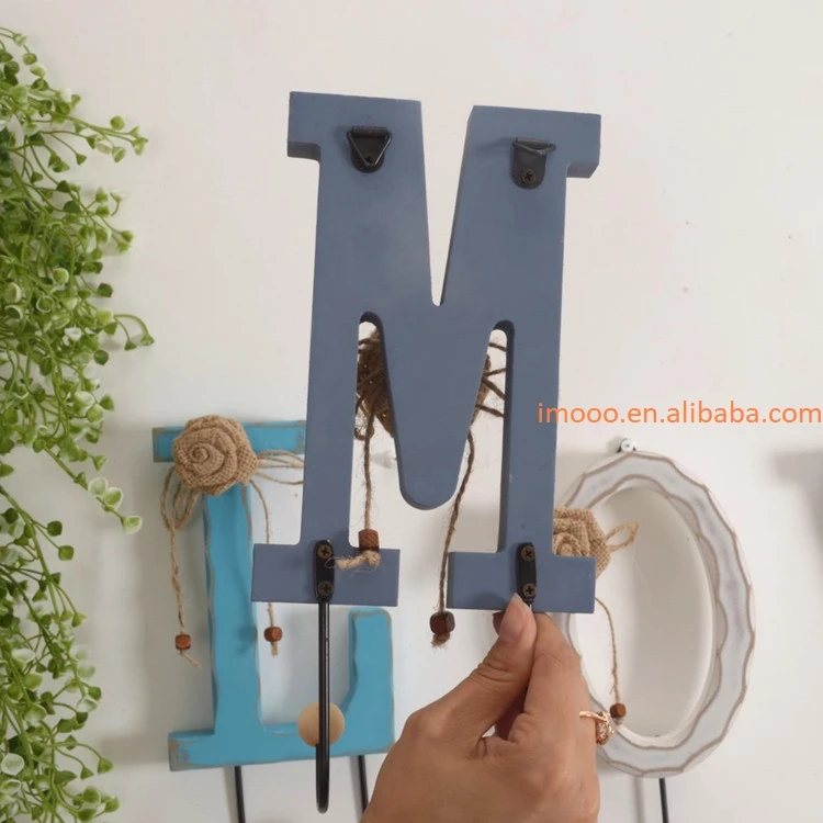 Factory Price HOME LOVE Key Holder for Wall Decoration Room Hangers Letters Key Coat Clothes Towel Hook Hat Bag Holder
