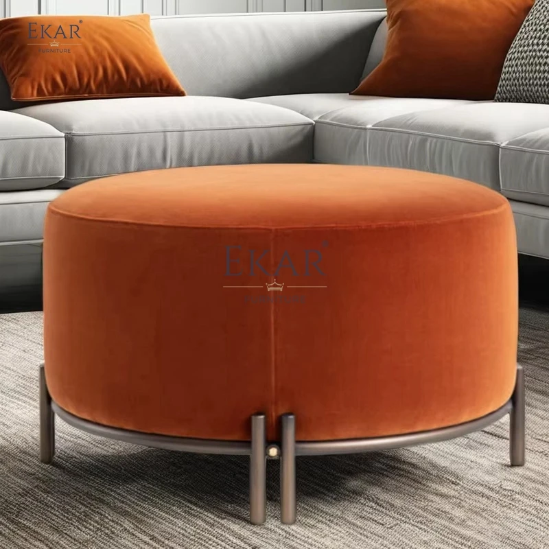 product modern oval lounge chair reclining function unique design stylish living room comfortable velvet-60