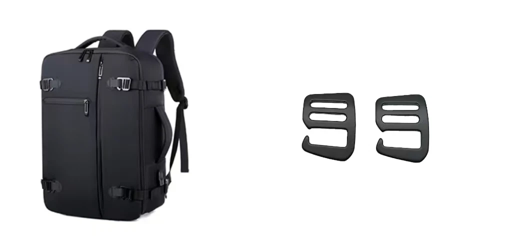 20mm Aluminum Backpack Webbing Strap Buckles Adjustable G Buckle for Bag Accessories