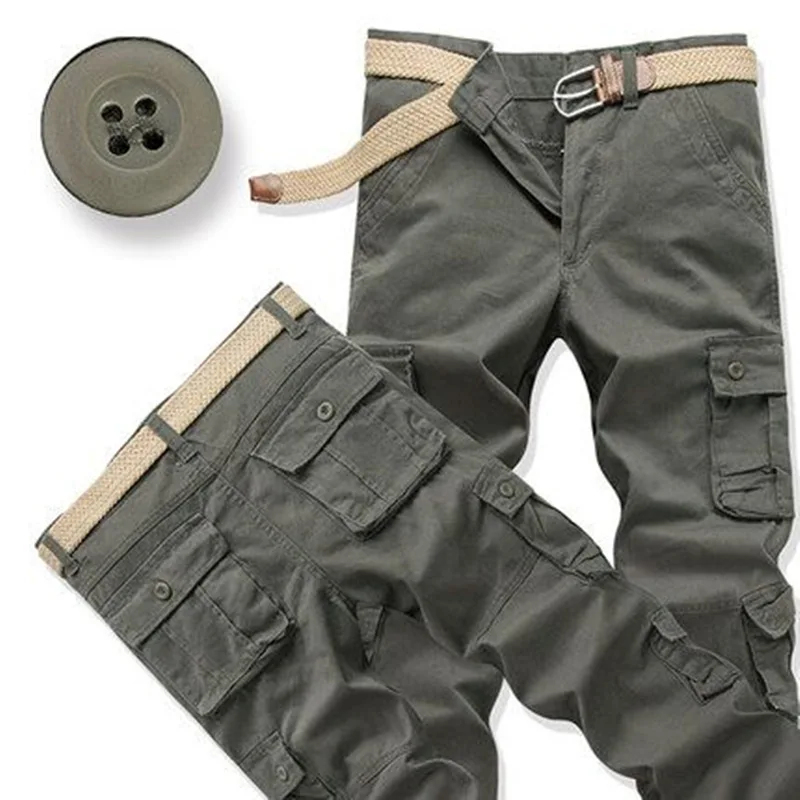 Aangepast logo streetwear heren oversized cargo-jogger met brede pijpen, trainingsbroek, broek, wijde cargo-broek voor heren, herenbroek