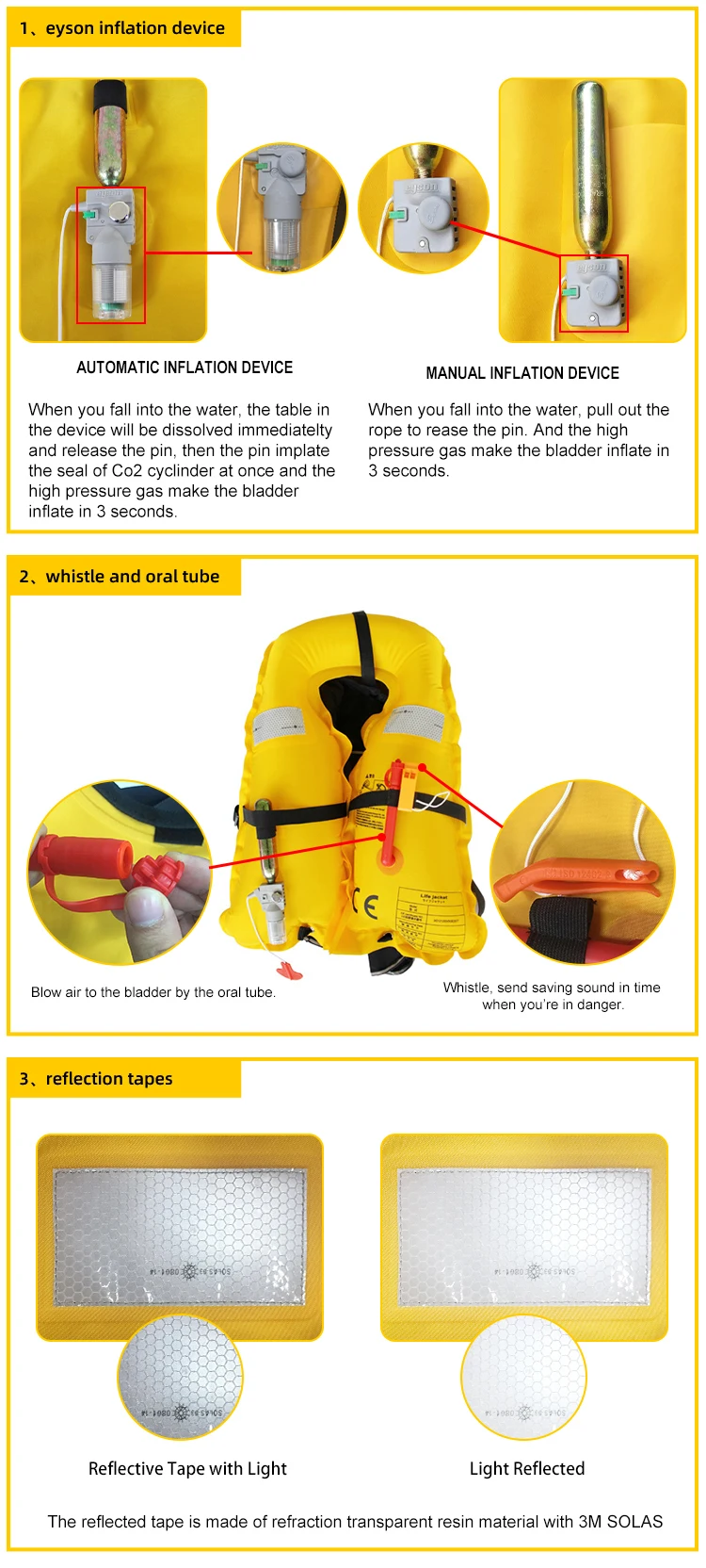 Eyson Best Coast Guard Approved Certified Life Jackets Buy Certified